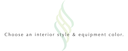 Choose an interior style & equipment color.