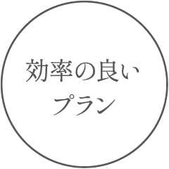 効率の良いプラン