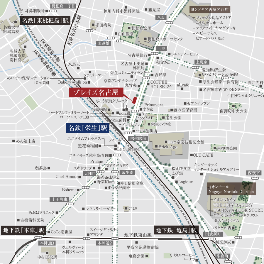 現地案内図