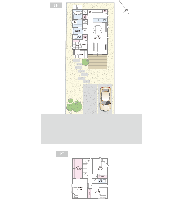 1号地間取り図